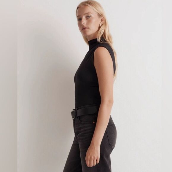 Madewell Funnelneck Cropped Muscle Tee Size Xs - Picture 14 of 16